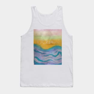 Ocean art journal page Tank Top